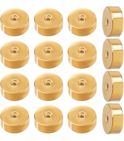 Beebeecraft 60pcs 2 Couleurs 304 Boucles D'oreilles à Tige En Acier Inoxydable Avec Boucle Forme D Oeuf