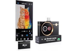 Värmekamera för Android Thermal Master P4 Infrarödkamera med dubbel objektiv 512x384 X³ IR-upplösning Temperaturområde -20℃-6