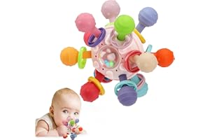 TOHIBEE Baby Montessori Sensory Toys for 0-6 6-12 Months, Food Grade Teething Toys for Babies 0 3 6 9 12 18 Months, Newborn Infant Learning Developmental Toys Gifts for 1 2 Year Old Boys Girls