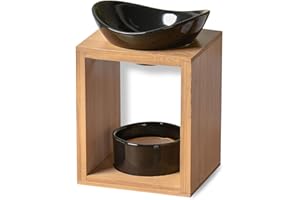 ‎ZEN ARÔME Zen'Arôme - Duftlampe Naturéa Kalos - Duftbrenner für Ätherische Öle, Duftwachs und Schmelzwürfel - Verbreitung durch Sanfte Wärme - Aromatherapie - für Dekoration & Therapie