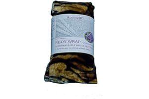 TEXTILES 101 Wheat Heat Pack Animal Print Lavender Microwave Freezable Herbal Bag Pain Relief(Cheetah Print)