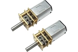 CHANCS N20 Piccolo motore DC 12V 1000RPM Lunghezza dell'albero 10mm motoriduttore con motore del cambio del metallo per DIY RC Giocattoli 2PCS