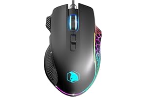 ‎EMPIRE GAMING EMPIRE GAMING - 2025 Nowość - W905 Przewodowa Mysz Gamingowa - 12800 DPI 1000Hz - RGB - PS4, PS5, XboxOne/Series, PC i Mac - Oprogramowanie w Zestawie - 8 Programowalnych Przyciski (Czarny)