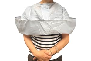LUWU-STORE Capa chal plegable de salón de peluquería para cortar el pelo, accesorio de peluquería
