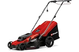 Einhell Tondeuse à gazon électrique GC-EM 1800/43 (1 800 W largeur de coupe 43 cm, hauteur de coupe réglable à 6 niveaux,bac collecteur 50L)