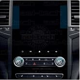 ael-tech Renault Megane 4 Uyumlu Dijital Klima G&ouml;sterge &Uuml;st&uuml; 9H Nano Ekran Koruyucu, 2'li Set