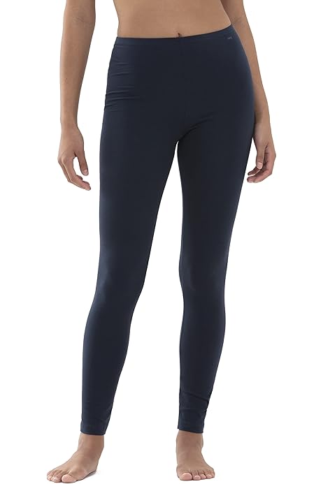 HERMKO 2-Pack Dames Leggings 100% Biologisch Katoen Zwarte