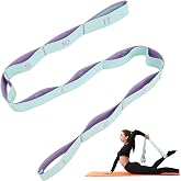 AiQInu Yoga Stretch Strap, Resistance Bands with 11 Loops, Highly Elastic Fitness Bands, Highly Elastic Resistance Bands for