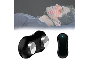 POCHY Dispositivos Antironquidos, Ajuste Inteligente Del Chip Impulso Dispositivo Eléctrico Anti Ronquidos Cómodo de llevar 30 Horas De Funcionamiento para Mejorar la Calidad del Sueño