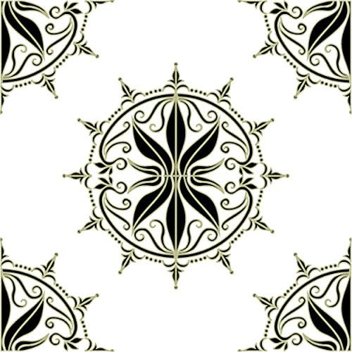 Odhams Press Regency Sage Re-Tile Decal with White Background, 6"