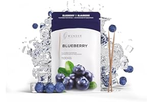 PERFEKTO24 Wunder Palillos de Dientes - En 8 Variedades Refrescantes - Palillos de Dientes con Gusto - Palillos de Dientes Arandano - contra el mal aliento - aliento frescor - Limpieza dental