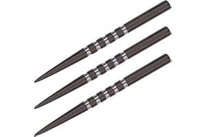 Unicorn Replacement Steel Dart Points | Standard Length or Extra Long | Silver, Black or Gold | 3 Per Pack