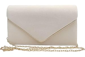 LEAHWARD Leah Ward Women's Clutch Bag, Wedding Evening Handbags, Chain Shoulder Strap Cross Body Bag