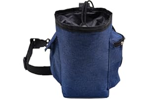 CRETVESTSAR Adjustable Chalk Bag Bucket Magnesium Chalk Bag Climbing Chalk Bag For Rock Climbing Gymnastics Weightlifting Powerlifting Crossfit Calisthenics Cycling Dancing Parkour Freerunning (Royal blue)