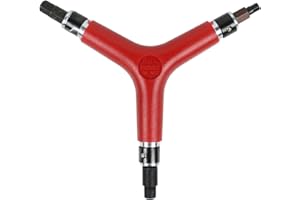 TGM SKATEBOARDS KSS Inline Skate Tool 5-in-1 with Reversible Bits and Bearing Pusher