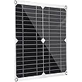 nmbhus 100W/200W Portable Solar Charger USB DC Solar Panel For Cell Phone Battery Charger Power Bank Outdoor Camp Hiking Travel Home(200W Solar Panel)