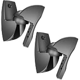 Vogel's VLB 500 Universal Wall Mount for Speakers, 180&deg; Rotate, 20&deg; Tilt, Preassembled, Max. 5 kg, Black (2X)