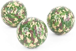 Gift Republic Lot de 3 balles de Golf à Motif Camouflage, Cadeau Fantaisie pour golfeurs, Cadeau Amusant