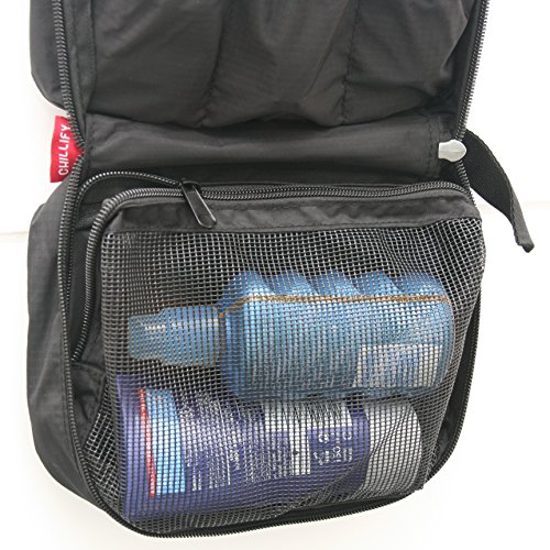 Kulturbeutel / Kulturtasche zum Aufhängen für Damen und Herren / Faltbare Kosmetiktasche / Waschbeutel - 5