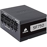 Corsair CP-9020186-UK SF750 80 Plus Platinum Certified Power Supply Unit, SF Series, 750 W, Fully Modular - Black (UK)