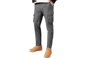 RE&X JEANS COUTURE Pantaloni Cargo Uomo Pantaloni da Lavoro Uomo Cargo Moto Invernali Impermeabili Uomo Pantaloni