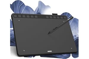 Tableta de Dibujo inalámbrica UGEE S1060W, Tableta gráfica más Grande de 10 x 6,27, Almohadilla de Dibujo Digital de sensibilidad a la presión 8192 para Android/Windows/Mac OS/Linux