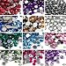 Sodial Sodial- 3000 Nail Art Gems Mixed Colours Shapes In Case (Size 2Mm)