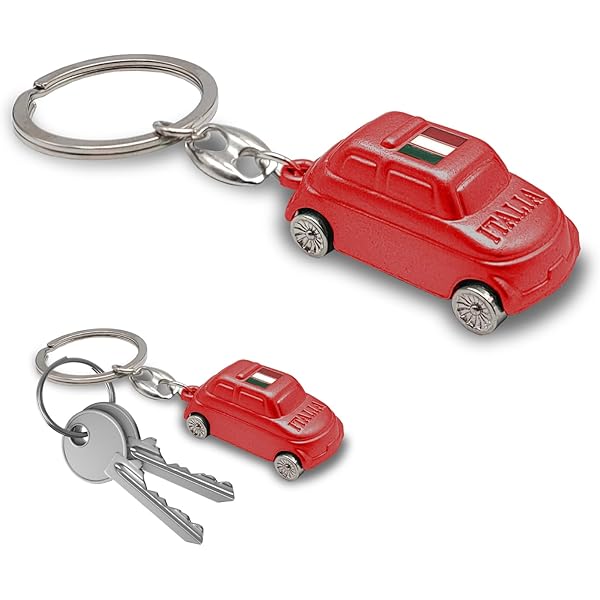 PORTE-CLES - Métal Souvenir ROME Italie Coeur Miroirs Voyage