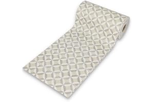 Casatessile Alfombra vinílica de Cocina antideslizable Lavable Chic 50 cm de Ancho. - VAR. 6, 240 cm.