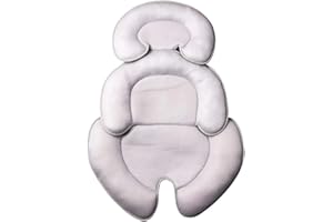 vocheer Coussin de soutien pour siège auto pour bébé de 0 à 12 mois (Gris)