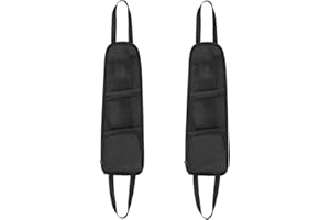SDFAA 2 Piezas Bolsa Lateral Coche, Organizadores de Asiento Coche, Bolsa de Almacenamiento para Asiento de Coche, Bolsa Almacenamiento Plegable Impermeable, para Artículos Pequeños de Automóvil