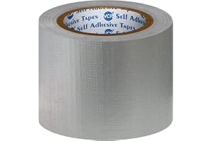VCR Grey Duct Tape - 18 Meters in Length 96mm / 4" Width - 1 Roll Per Pack - Strong Book Binding Tape - Waterproof Heavy Duty Duct Tape