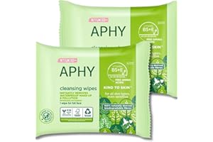 EPISHED Simple Facial Wipes Packs 2 Biodegradable Cleansing Wipes for Sensitive Skin Removes Makeup Dirt and Impurities Dermatologically Tested Moisturising Face Wipes + APHY ENTERPRISES GUIDE