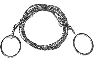 ATATMOUNT Handgezogene Outdoor-Seilsäge 304 Edelstahl-Drahtsäge Camping Lebensrettende Holzbearbeitung Superfeiner Handsäge-Draht 0,72 M / 2 M / 5 M / 10 M / 15 M.