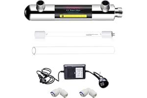 Geekpure Filtro de agua 6 W para filtración por ósmosis inversa (0,5-1 GPM)