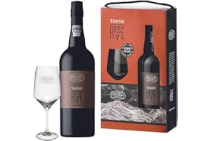 CELLAR GIFTING Tawny Reserve Port Wine With Glass Special Edition With Carrying Gifting Pack in Premium Gift Box Ideal Present for Fortified Wine Lovers Borges Portuguese Owned Brand