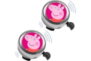 ENAIAH 2 Piezas Timbre de Bicicleta Infantil, Campana de Bicicleta Timbre para Bicicleta Timbres para Ciclismo Campana de Ciclismo,Fuerte, Sonido Claro, para la mayoría de Las Bicicletas