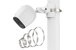 HOLACA Universelle Masthalterung für Arlo Pro 4 Arlo Pro 3 Arlo Pro 2 eufyCam 2C/2C Pro/3/3C eufyCam 1 und 2 eufyCam E Arlo Ultra Arlo Ultra 2-Überwachungskamera(weiß 1pack)