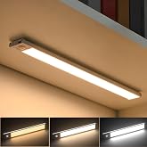 Niwlix Diwali Lights for Home – 20cm Motion Sensor Under Cabinet LED Light, Rechargeable Ultra-Thin Kitchen Lights Under Cabi