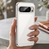 CaseOnn Google Pixel 10 Pro XL Kılıf Kamera Korumalı Darbe Emici Şeffaf Arka Kapak Tam Şeffaf [Google Pixel 10 Pro XL ile Uyu