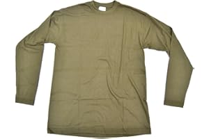 Military Surplus British Army Olive Long Sleeve Top