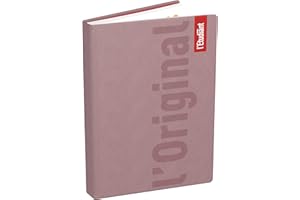 L'ETUDIANT ORIGINAL ROSE Agenda Scolaire 2024 - 2025 Couverture ouatinée 15x21cm journalier Couleur Boie de rose