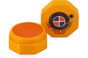 BCEPDCHR Turntable Stylus Cleaner, Phonograph Needle Cleaner Gel Pencil Cleaner Anti Static Recorder Stylus Cleaner,Stylus Dust Buster,Orange.