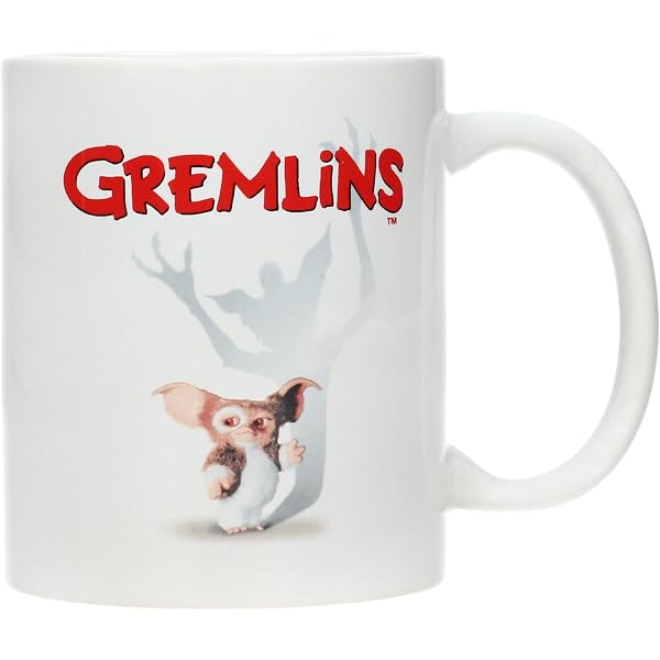 Gremlins TOTE BAG – Offizielle Baumwoll-Tragetasche, 100% Baumwolle, Weiß