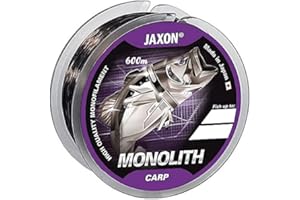 Jaxon Bobine de ligne monolith CARP 0,25-0,35 mm/600 m - Monofilament - Pour pêche à la carpe