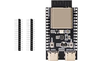 QIQIAZI ESP32-C6 ESP32-N4 Entwicklungsboards, für ESP32-C6-Modul, Unterstützt WiFi + Bluetooth, 4 MB Flash mit Typ-C-Schnittstelle, kompatibel mit Arduino