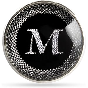 Kavove Black Colored Alphabet Lapel Pin