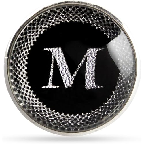 Kavove Black Colored Alphabet Lapel Pin