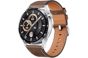 HUAWEI Watch GT 3 46mm Smartwatch, Reloj Deportivo, con monitorización SpO2, con Pantalla Grande, Reloj Entrenamiento, Reloj Inteligente, Versión Española, Marrón