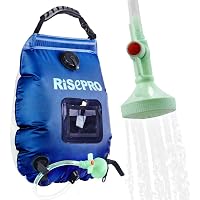 Sac Douche Solaire 40L - Chauffage Eau 45°C Camping Randonnée Avec Pommeau